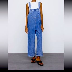 Zara Denim Jumpsuit